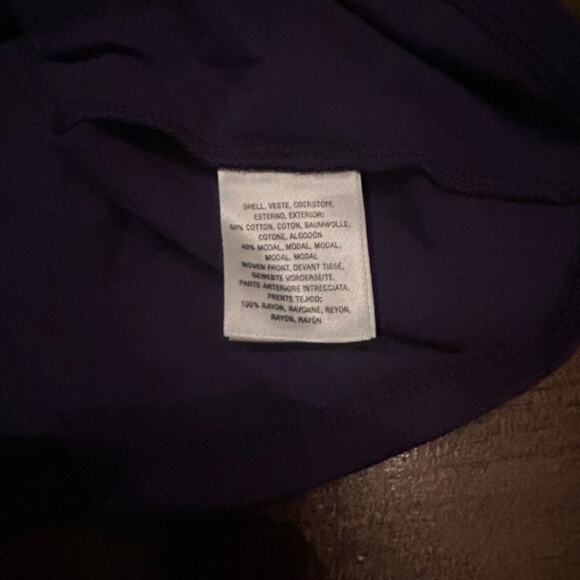 Anthropologie Maeve Maddie Printed Top Boho Purple‎ Short Sleeve Women's Size S - Picture 7 of 9